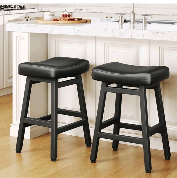 Barstools for 2 Pack All Black 02